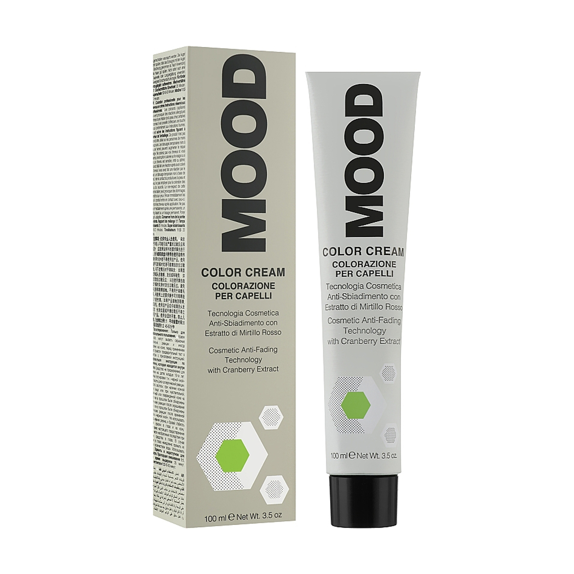 Перманентна крем-фарба для волосся Mood Color Cream 4.87 Pearl Brown Chestnut, 100 мл